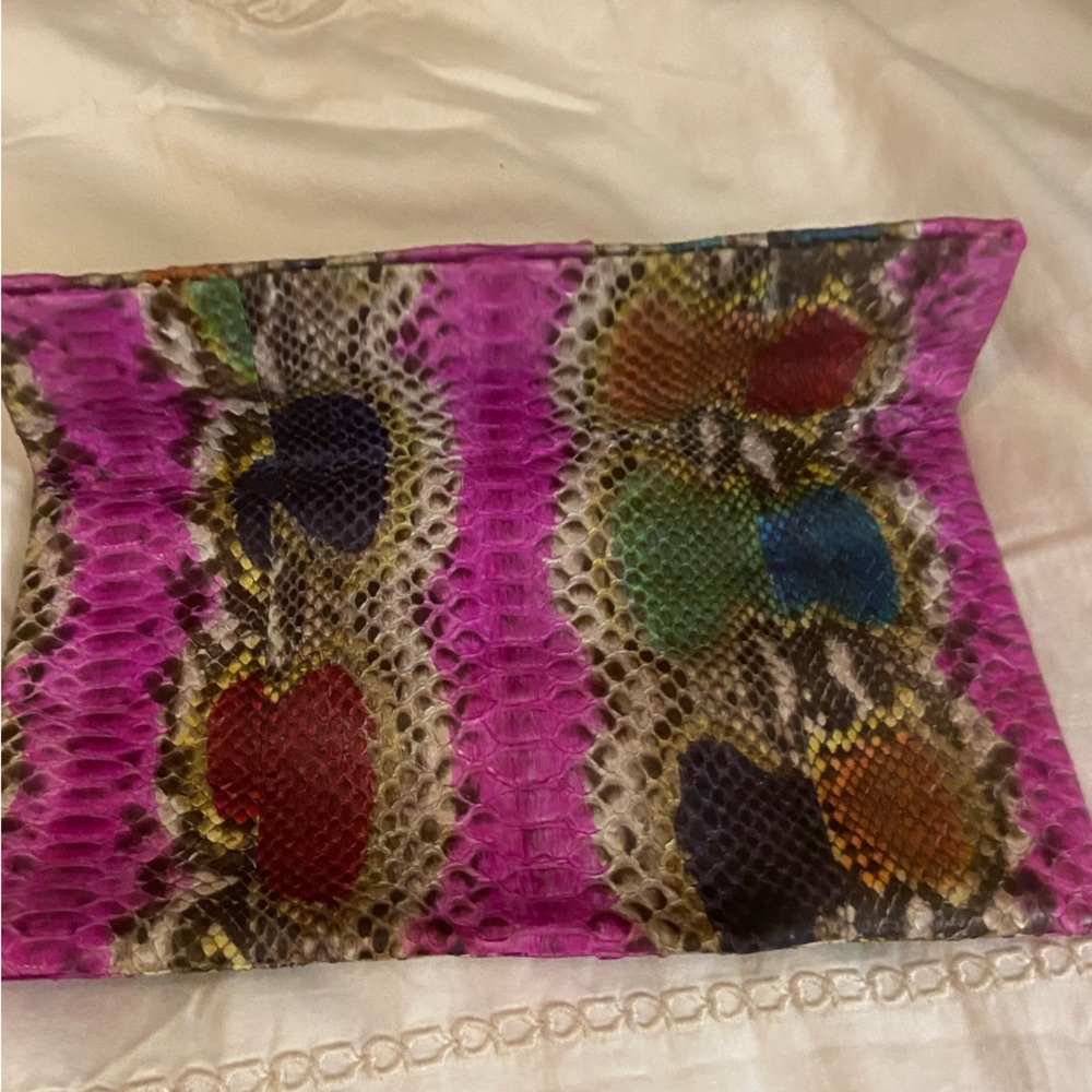Python Multicolor Clutch - image 5